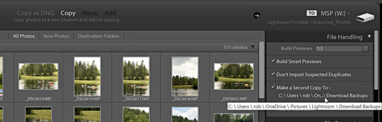 Make a Second Copy To? - Lightroom Killer Tips
