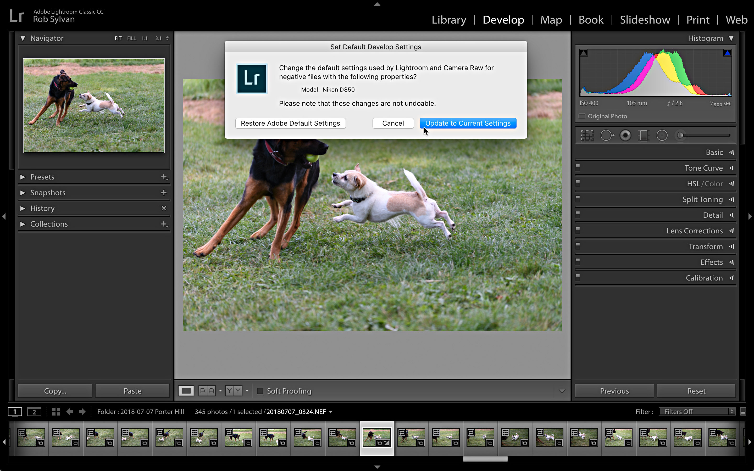 Customize Your Default Develop Settings - Lightroom Killer Tips