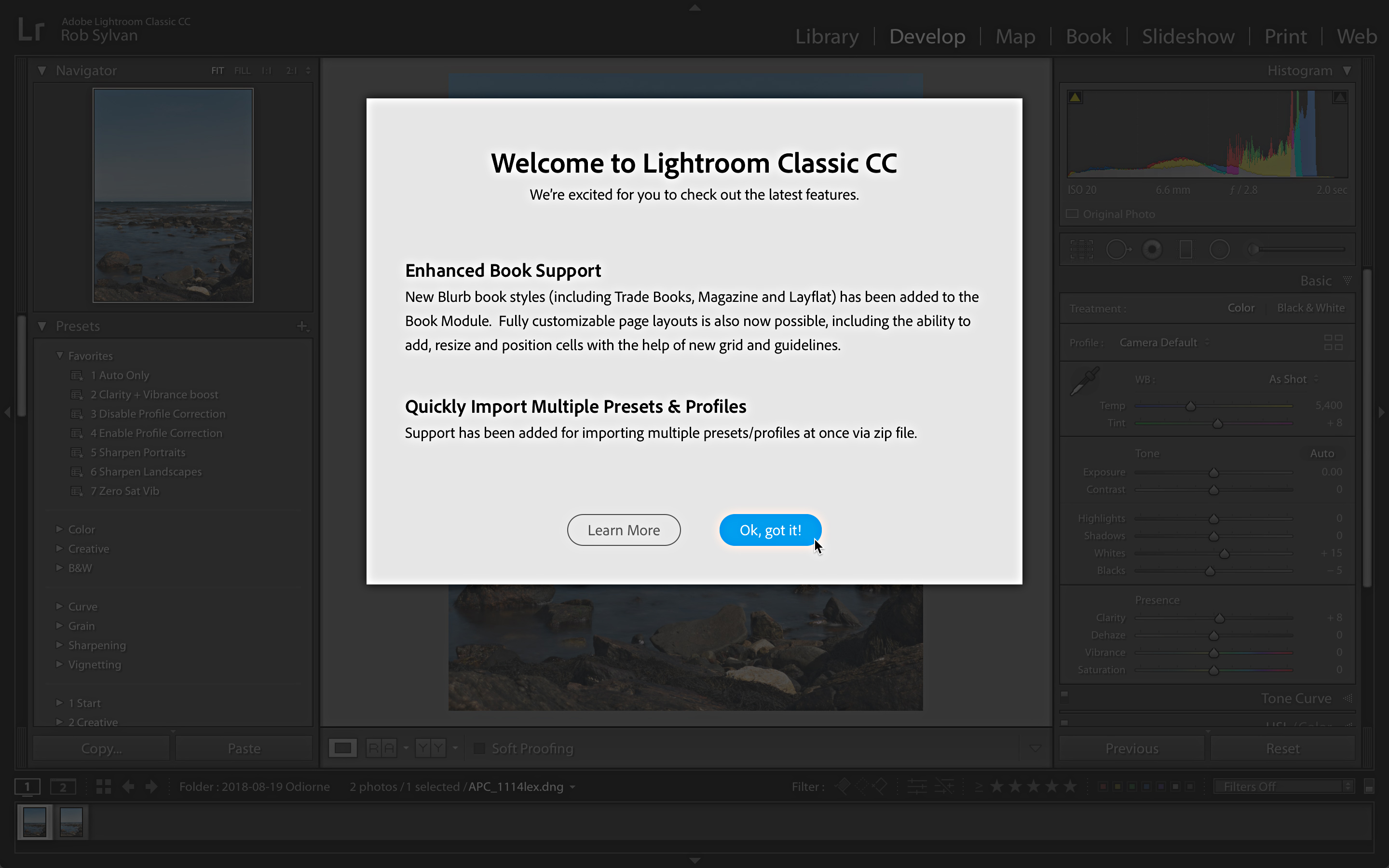 how to add watermark in lightroom cc 2018