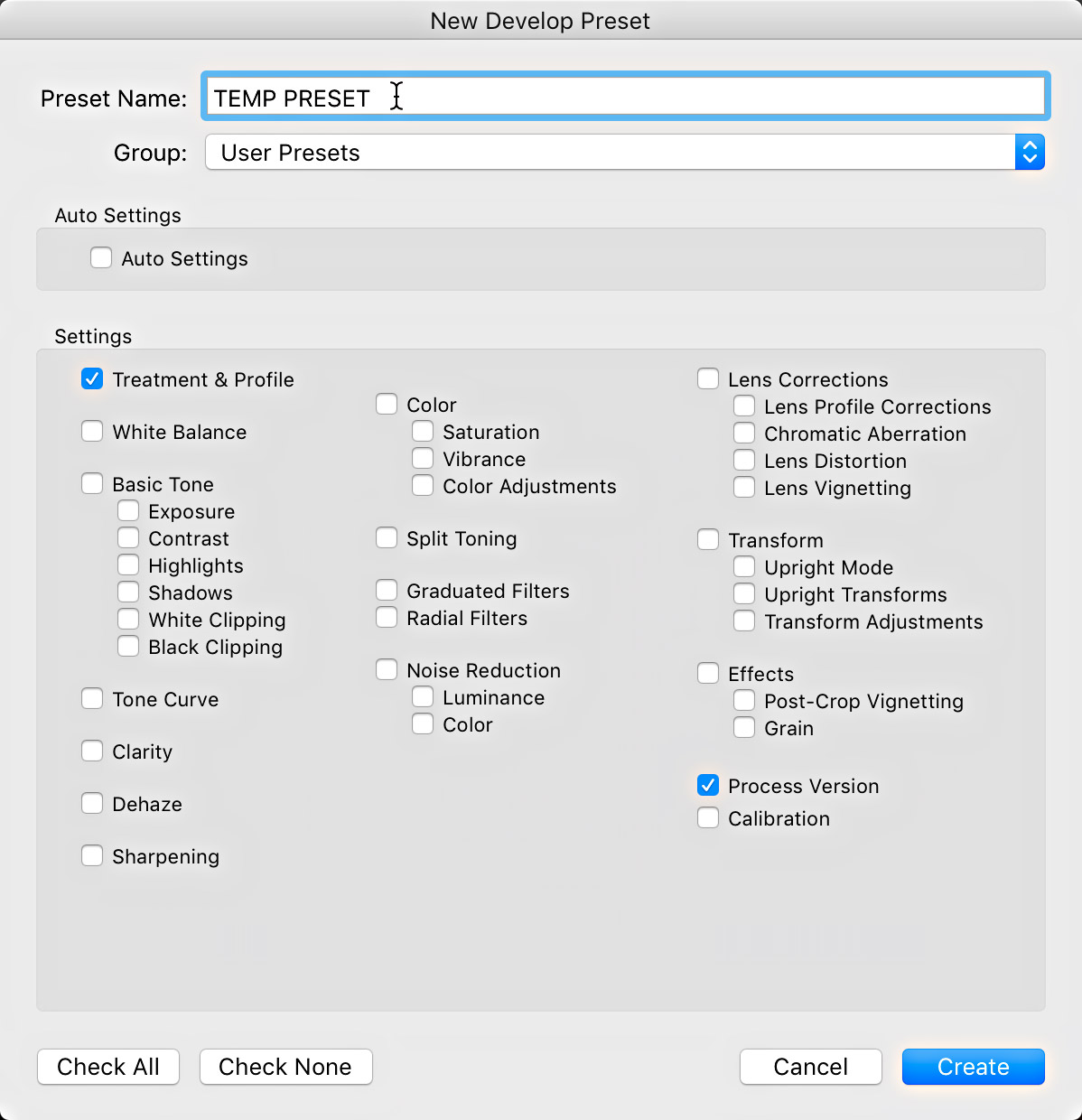 Creating New Develop Preset Folders in Classic Lightroom Killer Tips