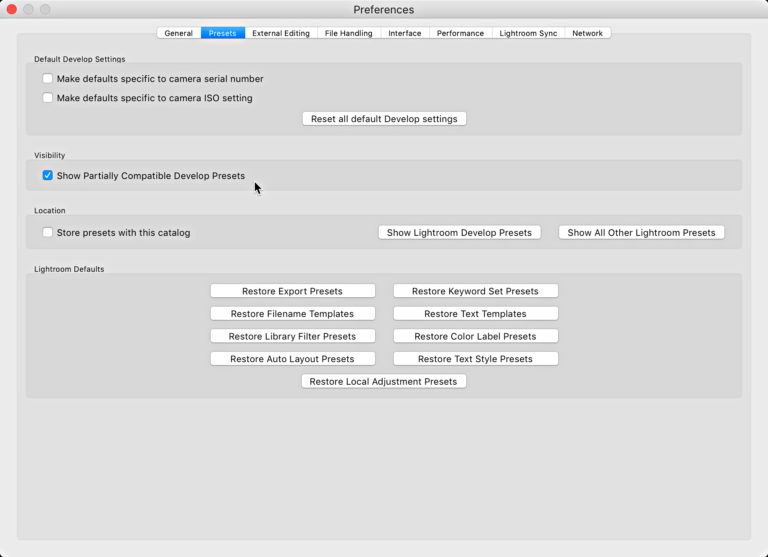 In Case Your Presets Go Missing Lightroom Killer Tips
