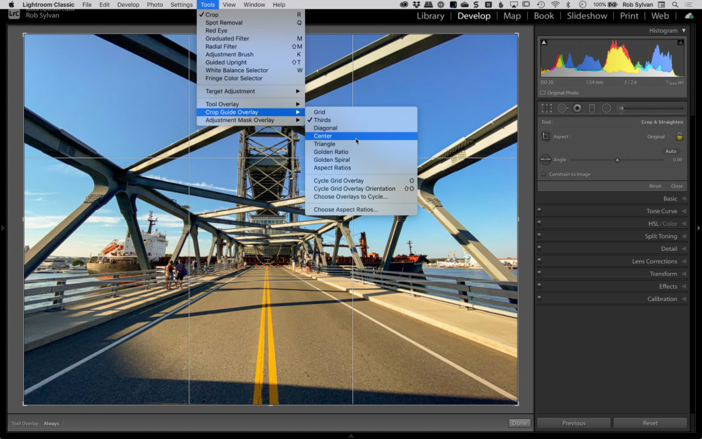 Using the New Centered Crop Overlay - Lightroom Killer Tips