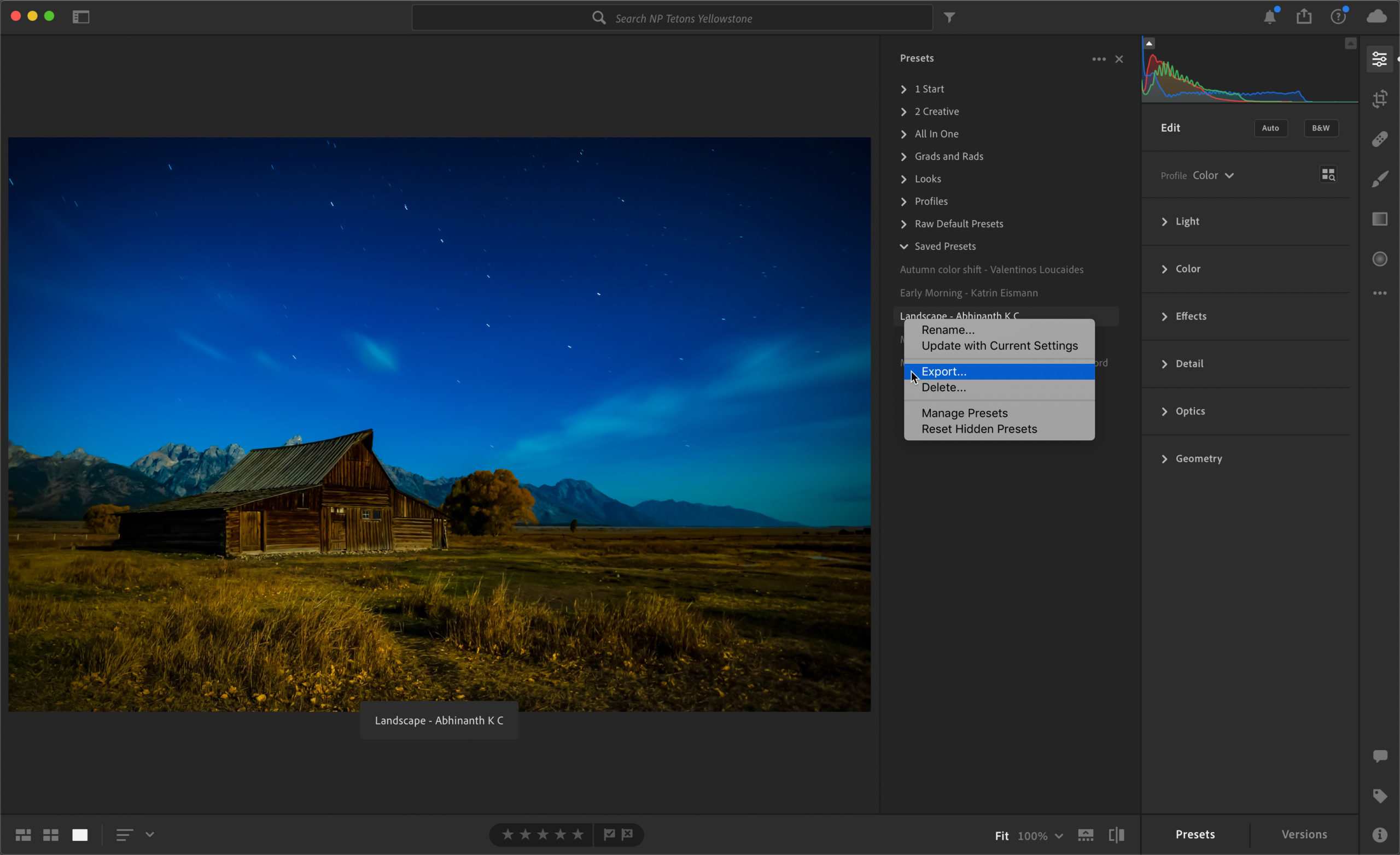 Transferring Presets From the Lightroom Cloud - Lightroom Killer Tips