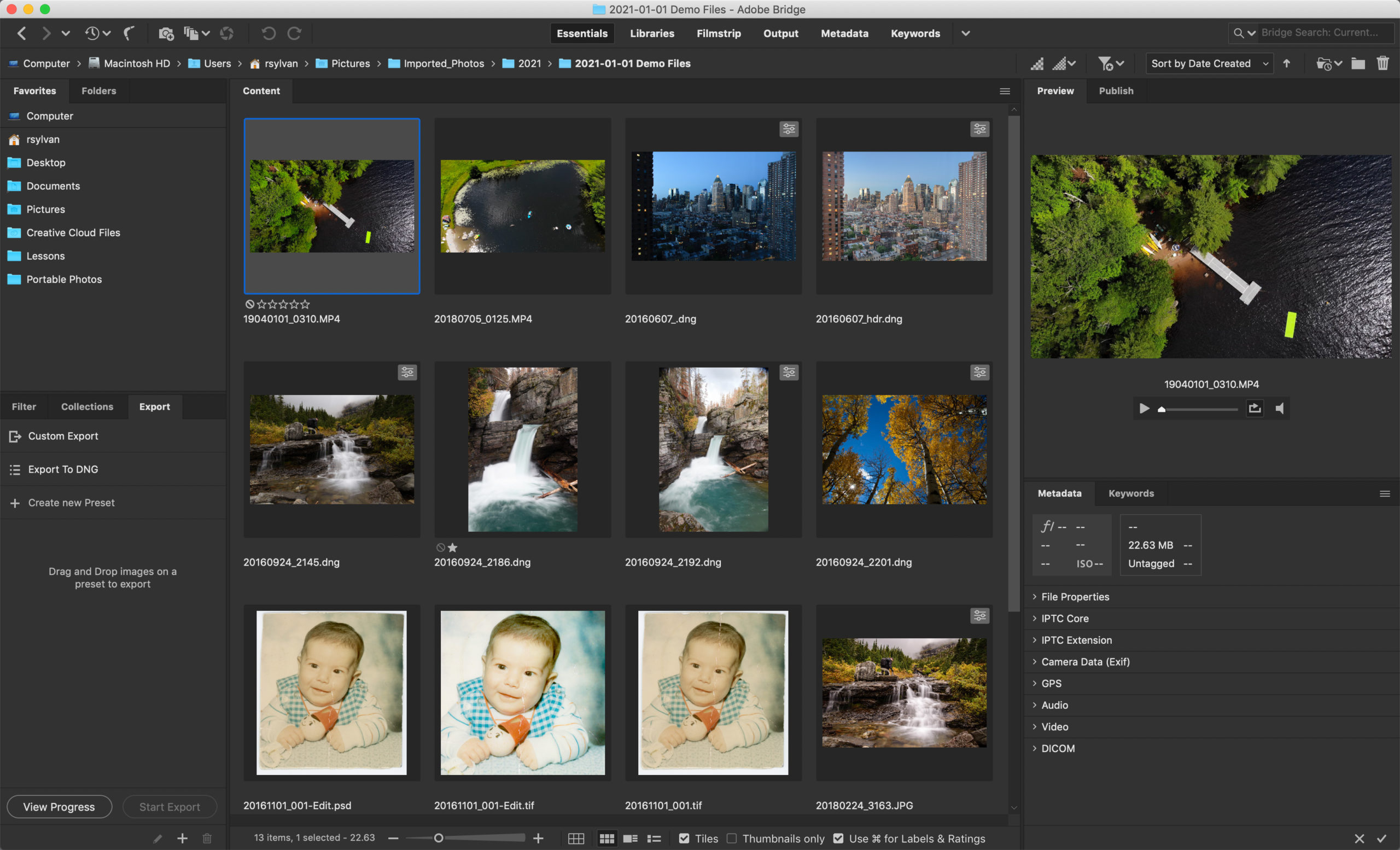 Adobe bridge поиск дубликатов фотографий