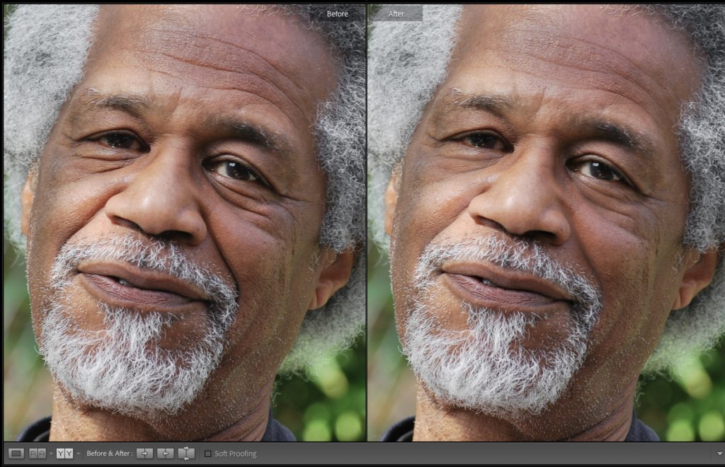 Reducing Wrinkles in Lightroom retouching tip Lightroom Killer