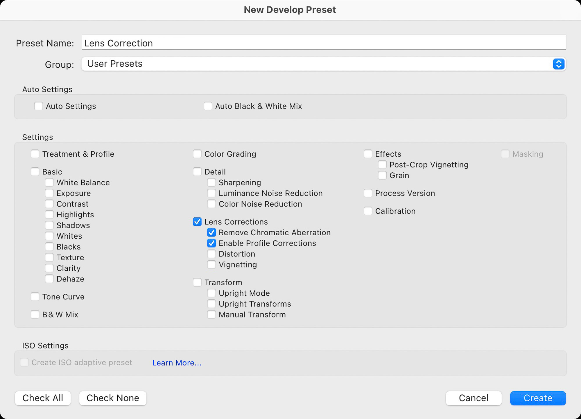 UPDATED Automatically Apply a Lens Correction To Your Imported Images