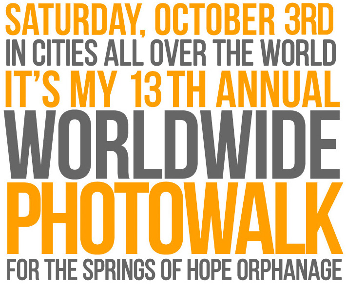 Announcing my 15th Annual Worldwide Photo Walk
