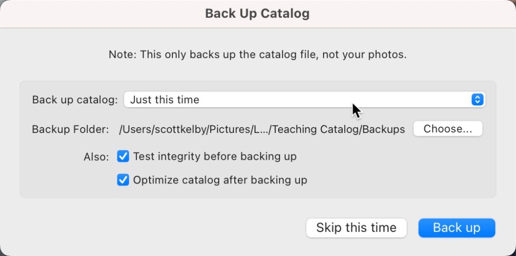 How Often Do You Need to Backup Your Lightroom Classic Catalog?