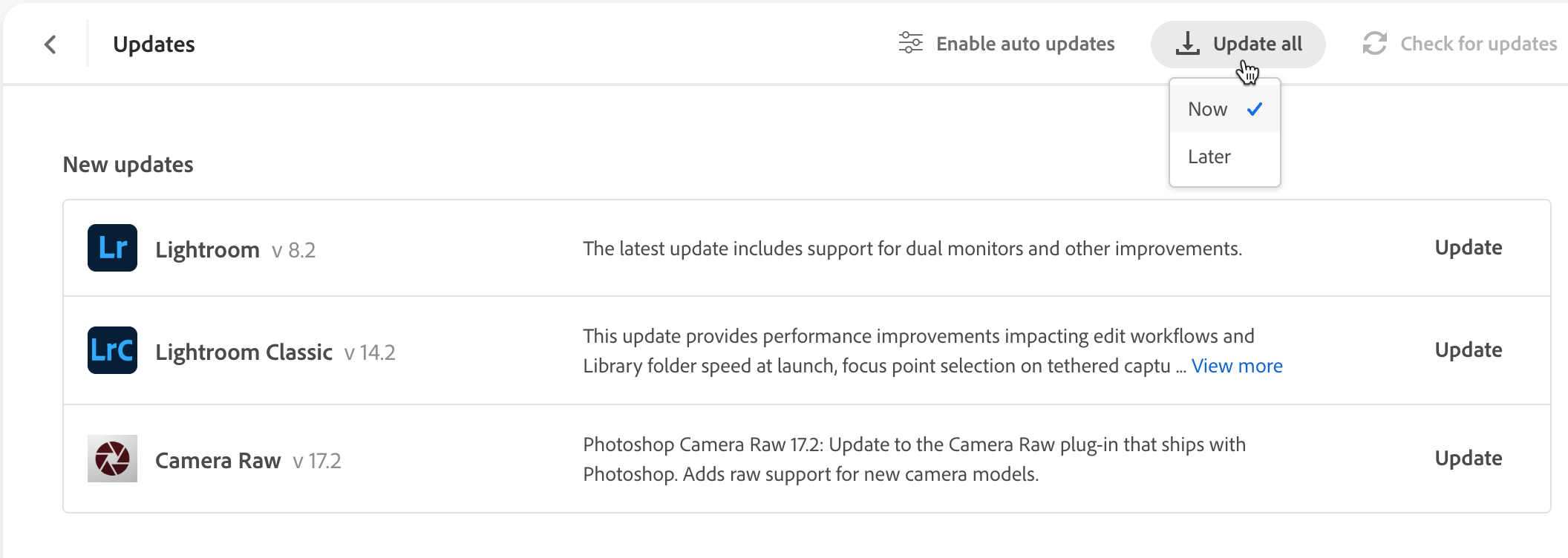 February Update Lightroom Classic, Lightroom, and Camera Raw