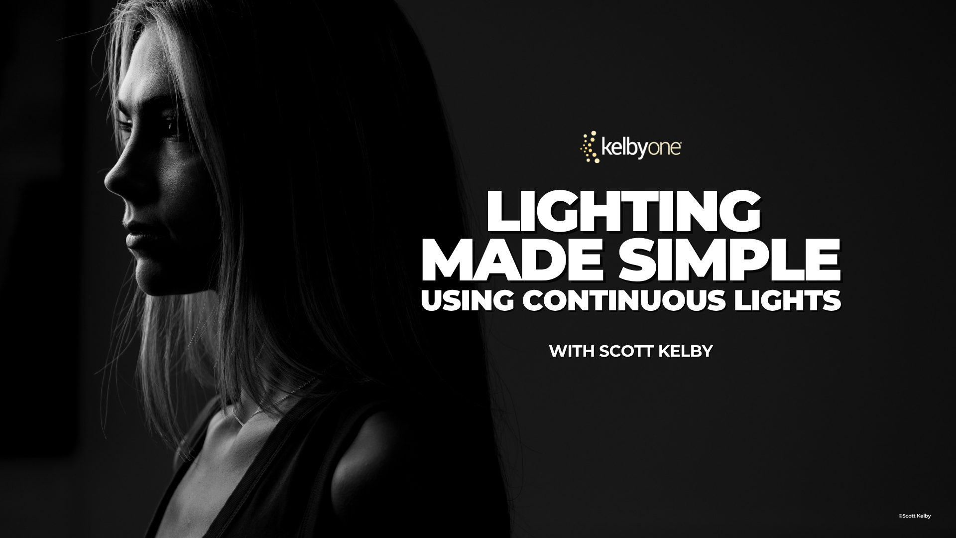 Light Continous Line Continuous Lighting for Portraits with Scott Kelby