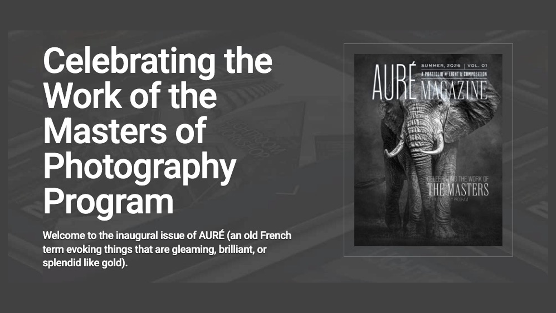 KelbyOne Announces Launch of AURÉ, a New Fine Art Photography Magazine